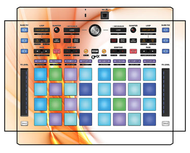 Pioneer DJ DDJ XP 1 Skin Orange Swirl